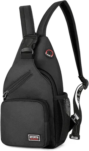Peicees Convertible Sling Bag for Men Women Waterproof Sling Backpack Crossbody Shoulder Bag For Travel Hiking Cycling