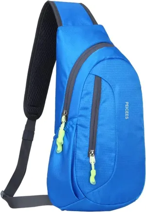 Peicees Small Sling Bag For Men Women Crossbody Man Purse Chest Bag Packable Backpack Waterproof Shoulder Bag Hiking Travel