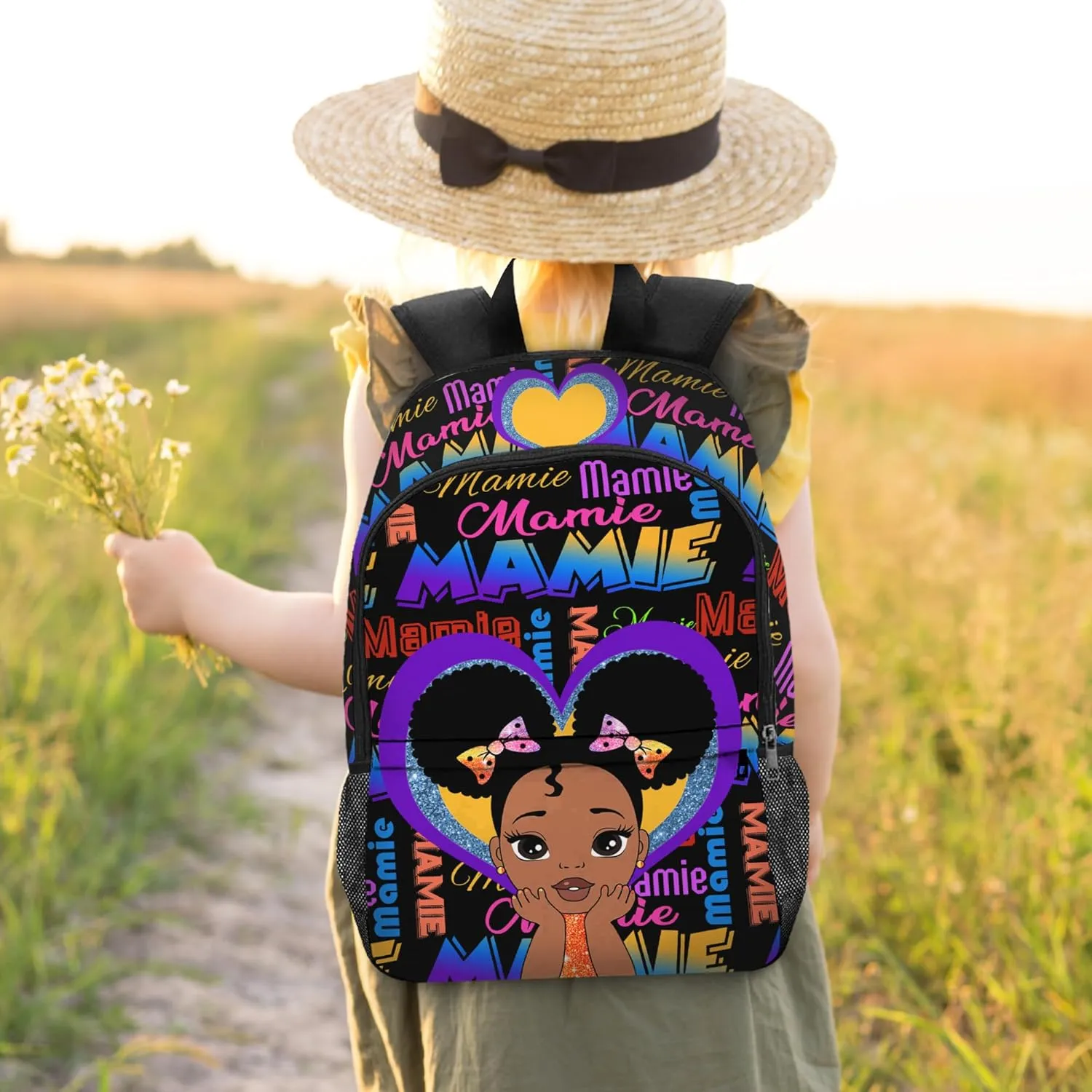Personalized Kids Backpack with Lunch Bag Custom School Backpacks with Name for Girls Boys Customized Back to School Bookbag for Kids Bookbag for Daughter Son Fashion Unique Gift for Preschool