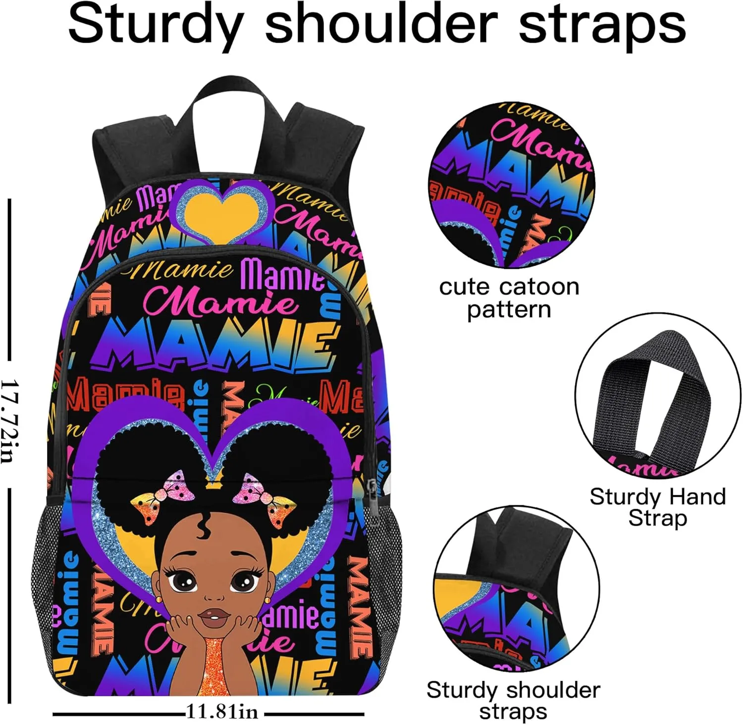 Personalized Kids Backpack with Lunch Bag Custom School Backpacks with Name for Girls Boys Customized Back to School Bookbag for Kids Bookbag for Daughter Son Fashion Unique Gift for Preschool