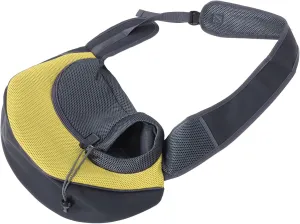 Pet Carrier Backpack Dog Sling for Small Dogs Cat Sling Carrier Outdoor Travel Breathable Mesh Safe Stylish