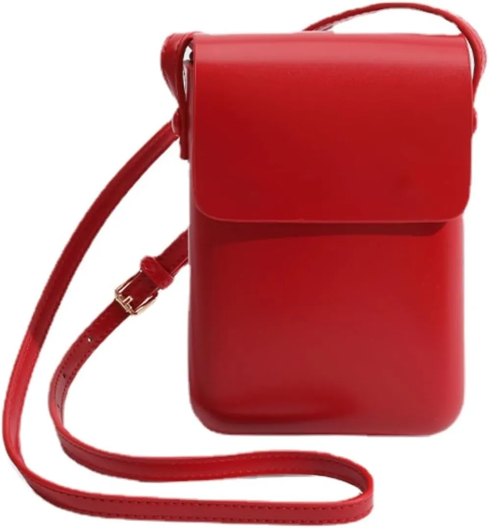 Phone Purses with Crossbody Strap for Women Patent Leather Purse Designer Bags Aesthetic Purse