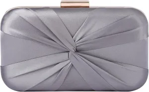 Pleated Satin Clutch Purse For Women Wedding Bridal Clutch Bag Prom Party Clutch