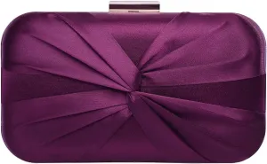 Pleated Satin Clutch Purse For Women Wedding Bridal Clutch Bag Prom Party Clutch