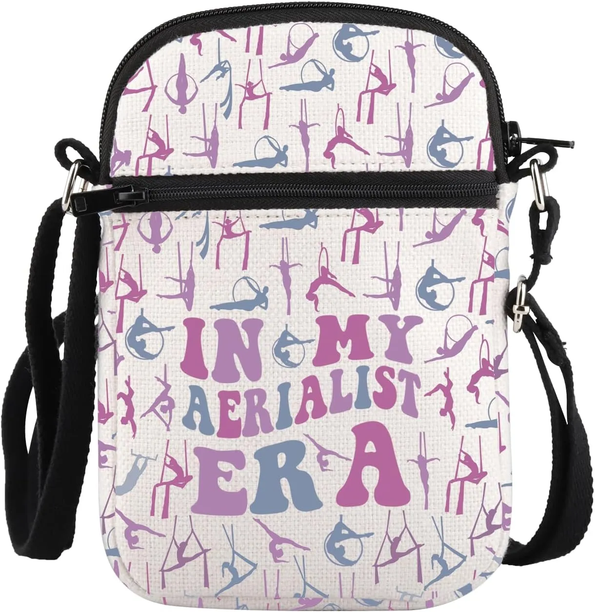 PLITI Aerial Silk Gift Aerial Yoga Dancer Gift Silks Performer Gift In My Aerialist Era Acrobatics Crossbody Bag