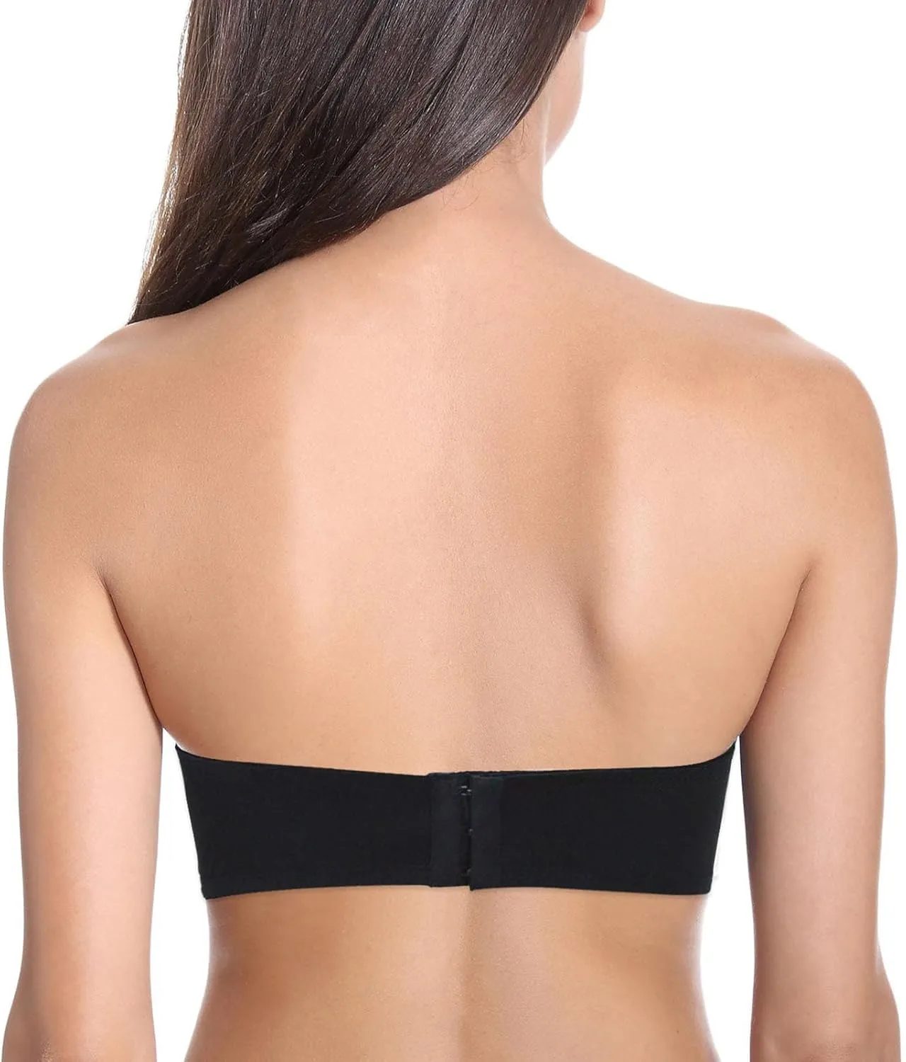 Plusexy Women's Push Up Strapless Bra Thick Padded Underwire Convertible Multiway Bras
