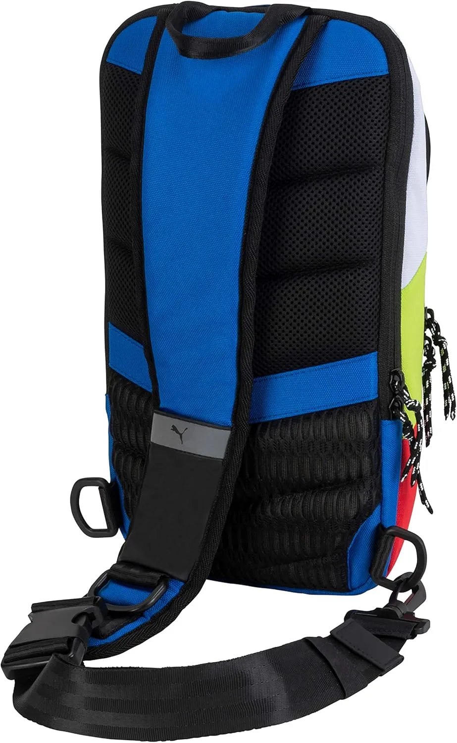 PUMA Forecast Multitude Backpack Sling Shoulder Bag (Blue Multi, One Size)