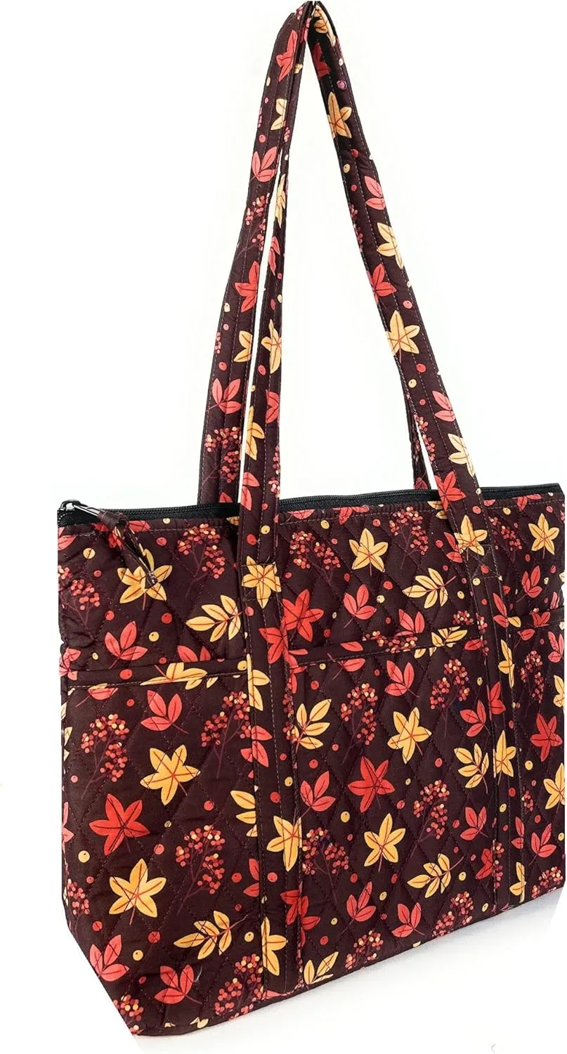 Quilted Shoulder Tote Bag Handbag
