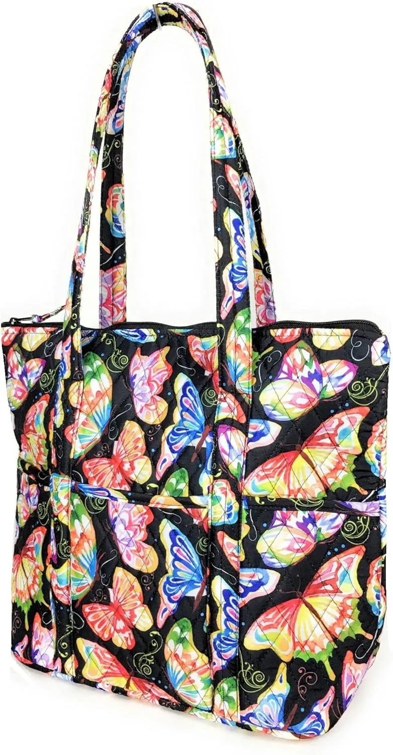Quilted Shoulder Tote Bag Handbag