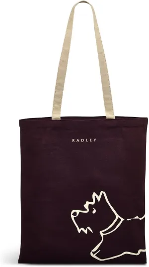RADLEY London Icon Responsible Medium Reusable Recycled Canvas Tote Bag, Imperial