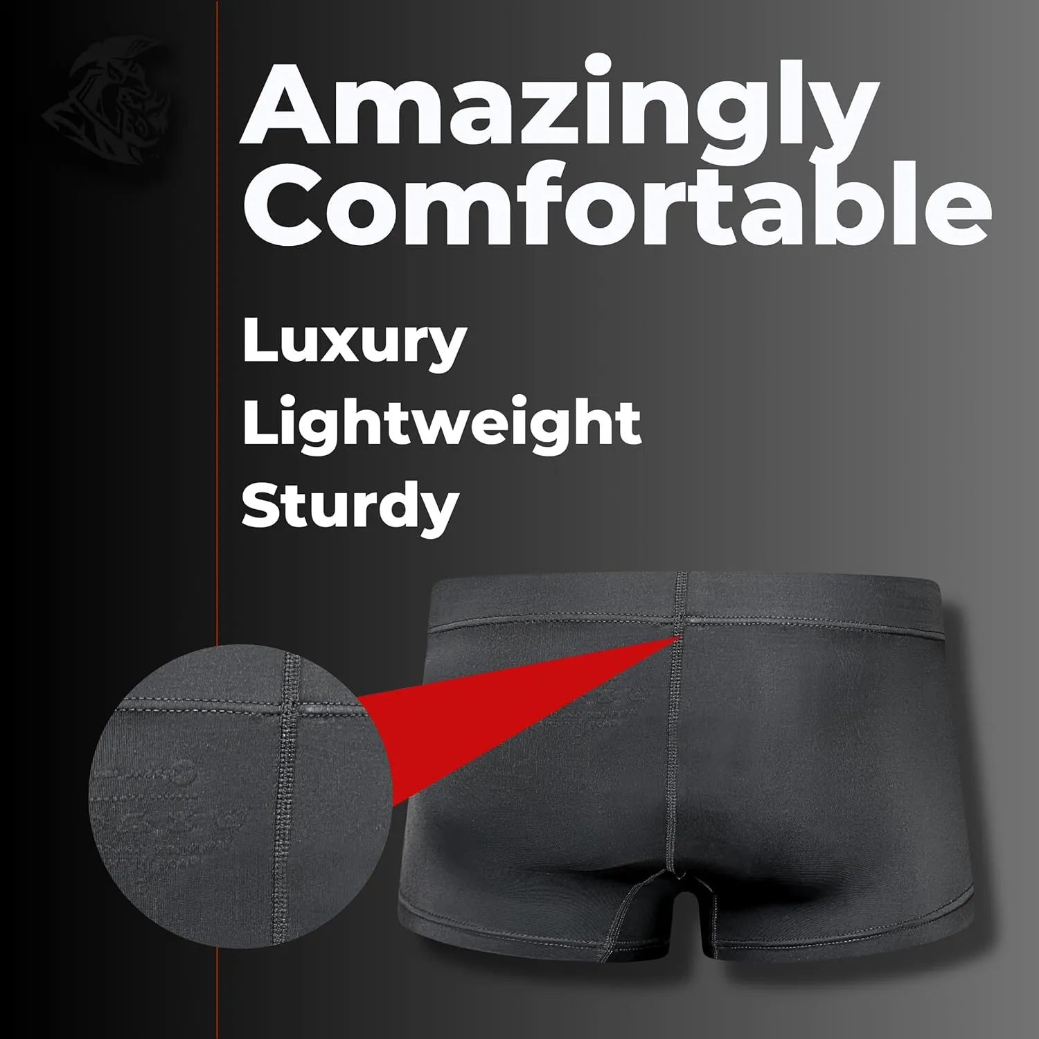 Real Men Bulge Enhancing Pouch Underwear for Men – 1 or 4 Pack Nylon 3 Inches- Ice Silk Mens Boxer Briefs ABCD Pouches XS-5XL
