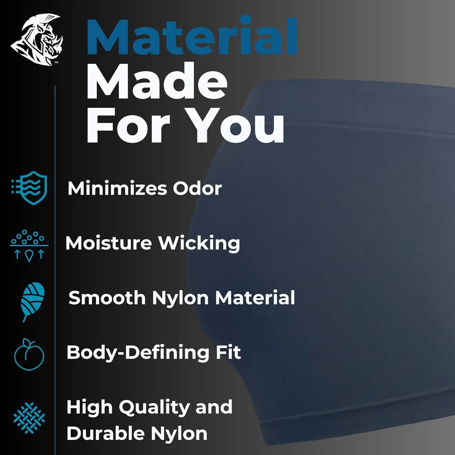 Real Men Bulge Enhancing Pouch Underwear for Men – 1 or 4 Pack Nylon 3 Inches- Ice Silk Mens Boxer Briefs ABCD Pouches XS-5XL