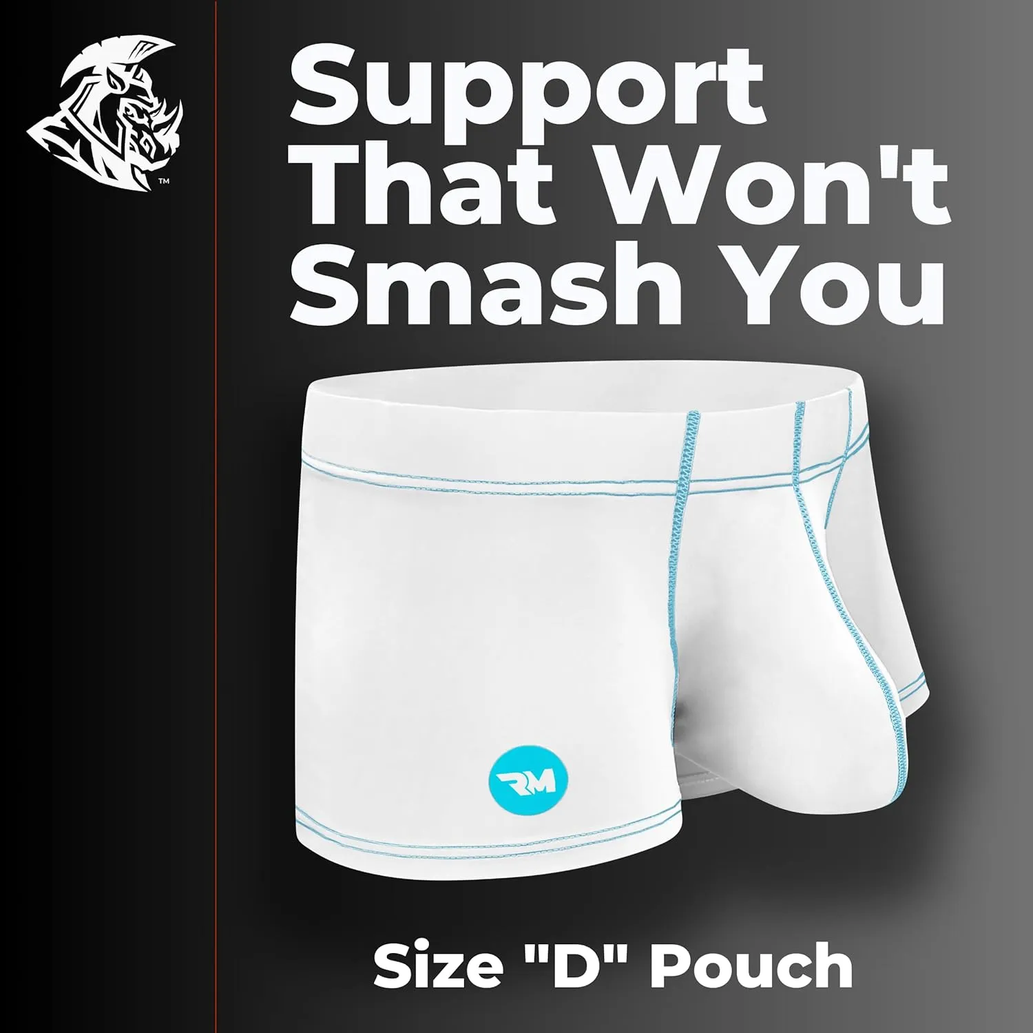 Real Men Bulge Enhancing Pouch Underwear for Men – 1 or 4 Pack Nylon 3 Inches- Ice Silk Mens Boxer Briefs ABCD Pouches XS-5XL