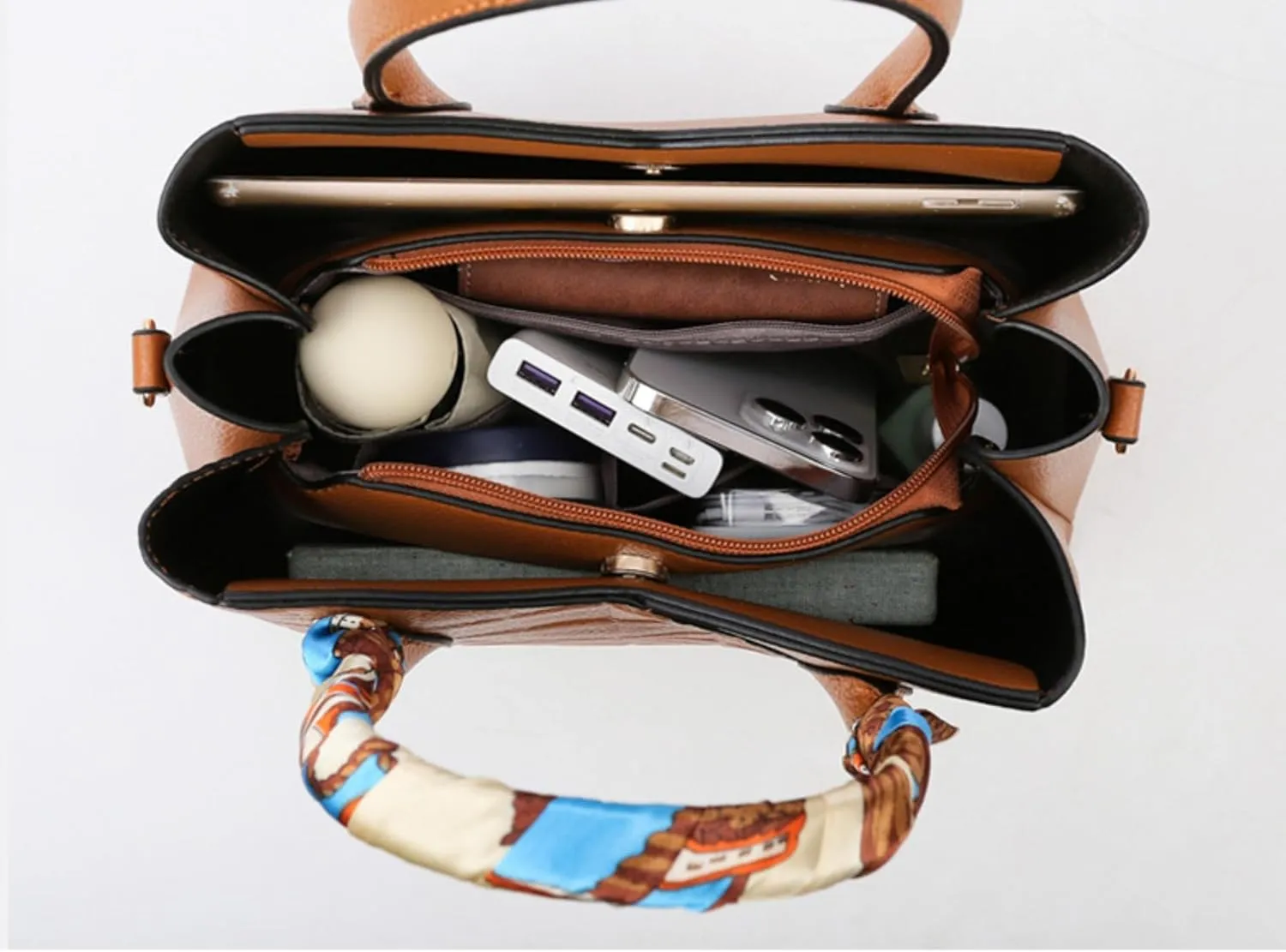 Retro Tote Bag for Women 3pcs Handbag Purse Set Leather Crossbody Shoulder Bags Purse with Cards Bag Wallet (Green)