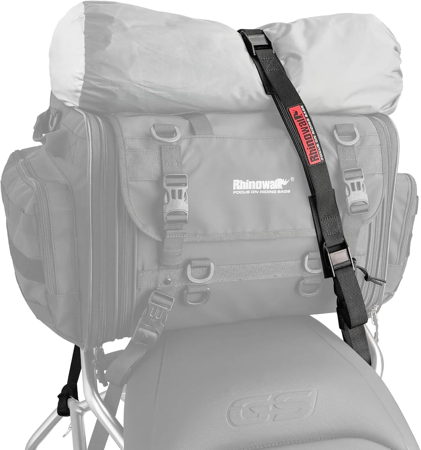 Rhinowalk Motorcycle Elastic Retractable Strap Motorcycle Accessories Compatible with a variety of motorcycle tail bags