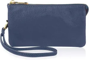 RIAH FASHION Convertible Faux Leather Wallet Purse Clutch - Mini Handbag Detachable Chain Crossbody Strap Phone Holder
