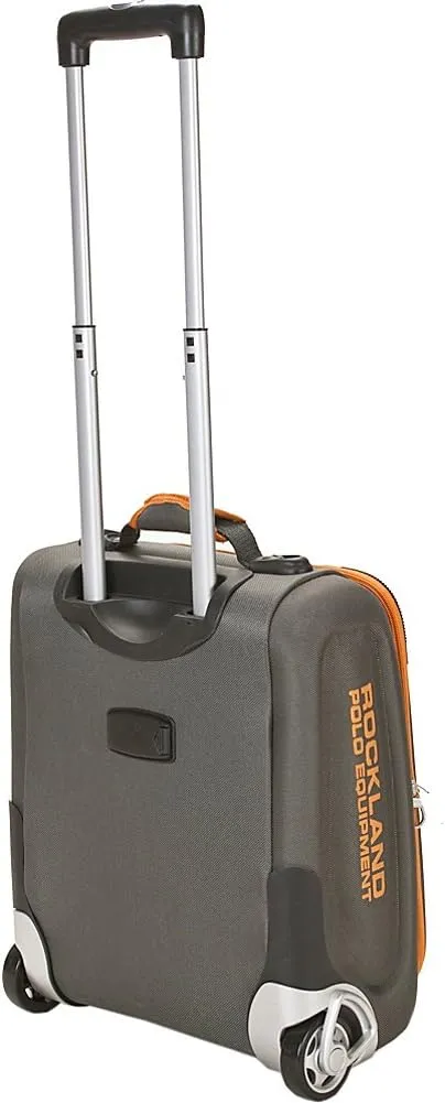 Rockland Polo Equipment Varsity Softside Upright Luggage, Brown, 4-Piece Set (18/22/26/30)