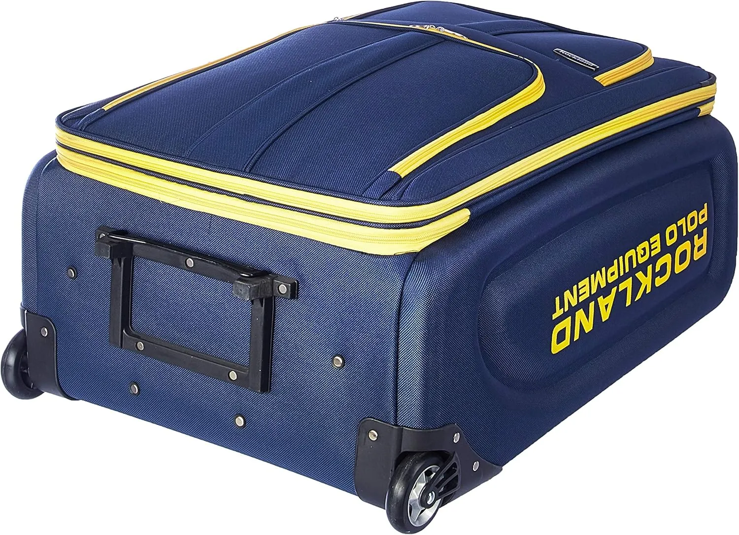 Rockland Polo Equipment Varsity Softside Upright Luggage, Navy, 4-Piece Set (18/22/26/30)