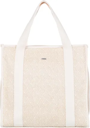 Roxy Women's Cotton Tote Bag | Everyday Carry | Beach | Travel | Vacation | Reusable | Lightweight