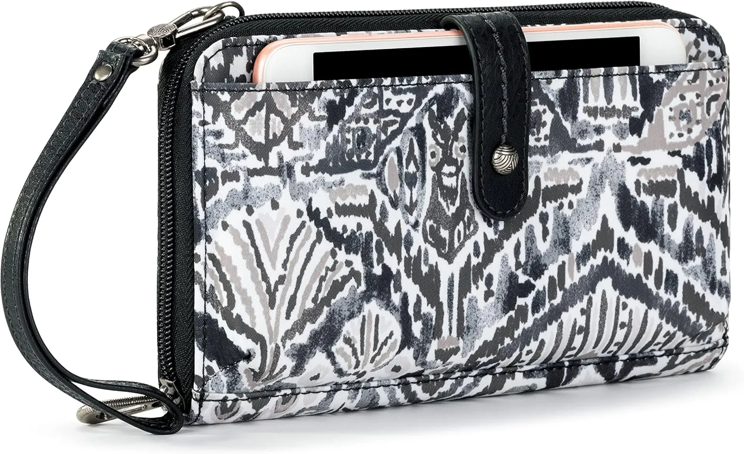 Sakroots Smartphone Crossbody Bag in Eco-Twill, Convertible Purse with Detachable Wristlet Strap with Phone Wallet Pockets