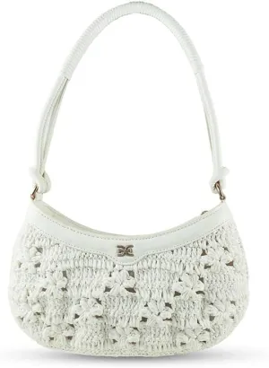 Sam Edelman Layla Floral Raffia Shoulder Bag