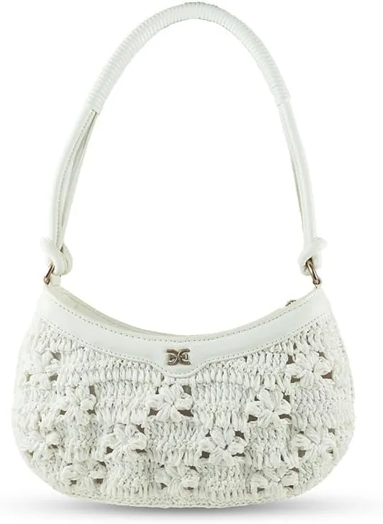 Sam Edelman Layla Floral Raffia Shoulder Bag