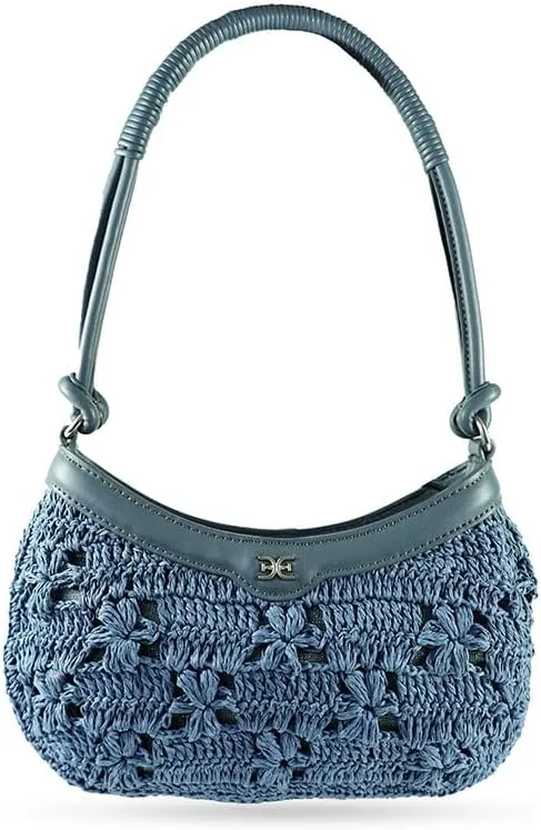 Sam Edelman Layla Floral Raffia Shoulder Bag