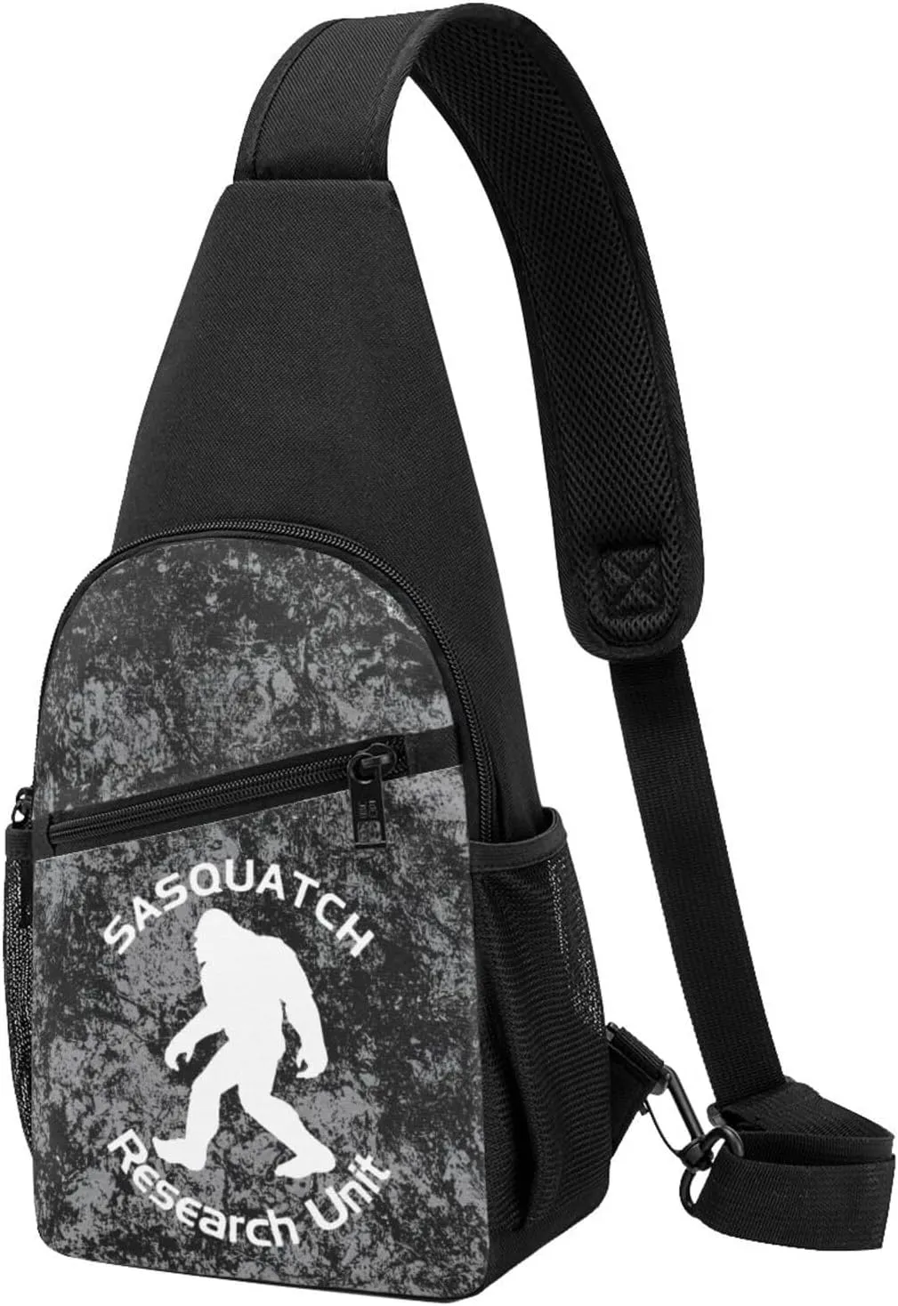 Sasquatch Research Unit Sling Bag Crossbody Backpack Shoulder Casual Daypack Bags for Men Women