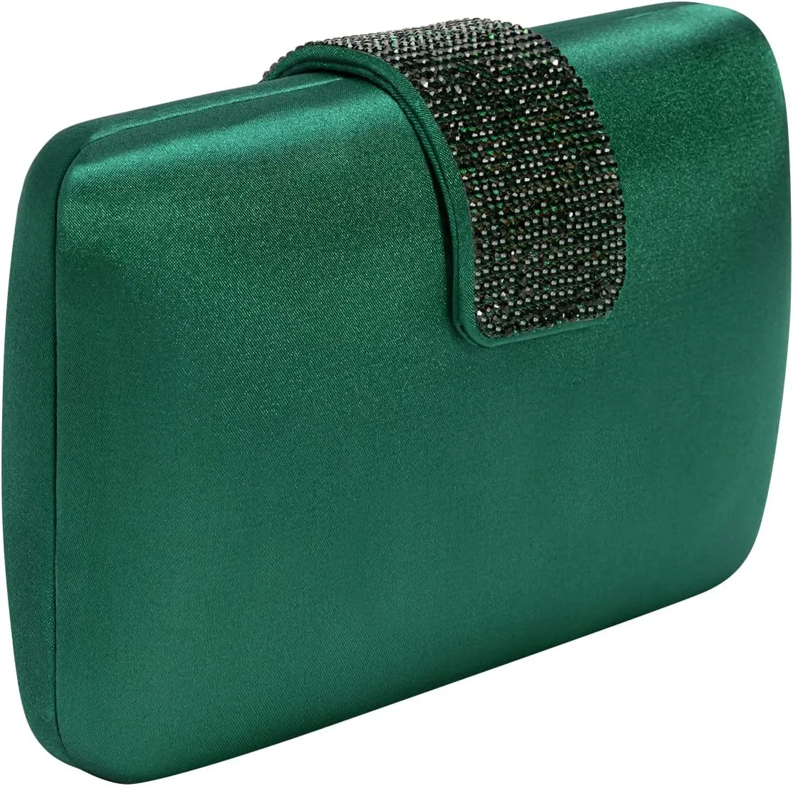 Satin Rhinestones Evening Bags Party Bridal Clutch Purse For Women Prom Clutch