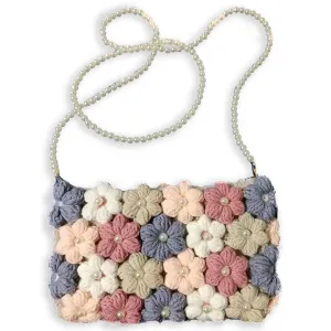 Shoulder Bag Floral Wool Bag Cute for Women Gift Party