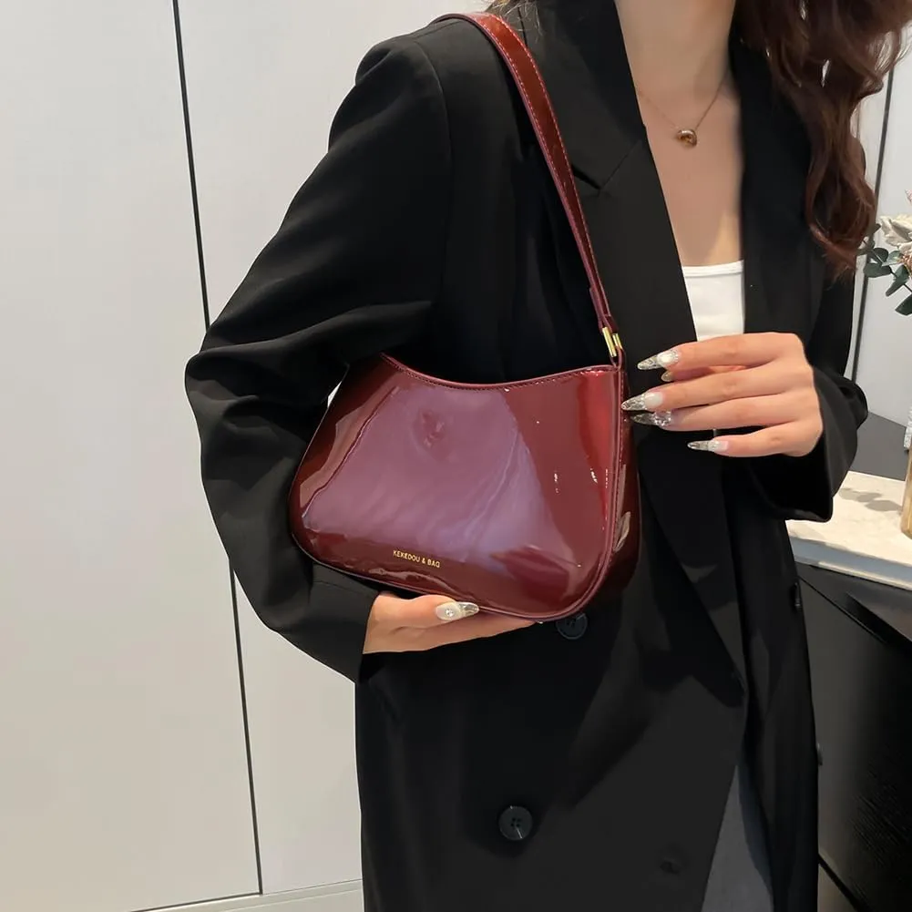 Shoulder Bags for Women Y2k Purses and Handbags Crossbody Bag Trendy Leather Shoulder Purse Small Hobo Tote Bag