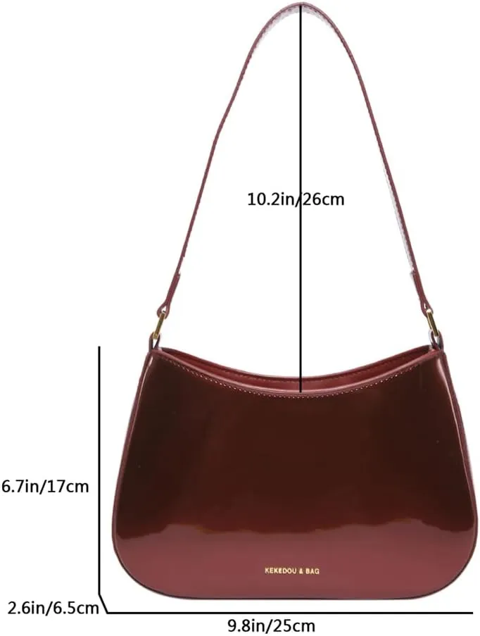 Shoulder Bags for Women Y2k Purses and Handbags Crossbody Bag Trendy Leather Shoulder Purse Small Hobo Tote Bag