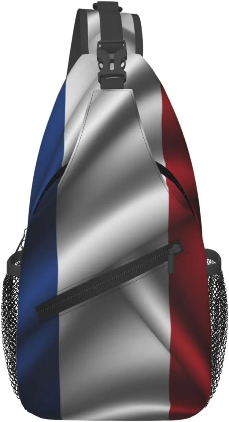 Silk Style Flag Of The Netherlands Crossbody Bags For Women Men Chest Backpack Gym Shoulder Bag Travel Outdoor Sports Casual Crossbody Bags