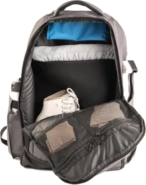 Skate Pack - Skating Backpack Skate Bag to Carry Skates, Skate Guards, Water Bottle, Laptop, Towels, Socks, etc.