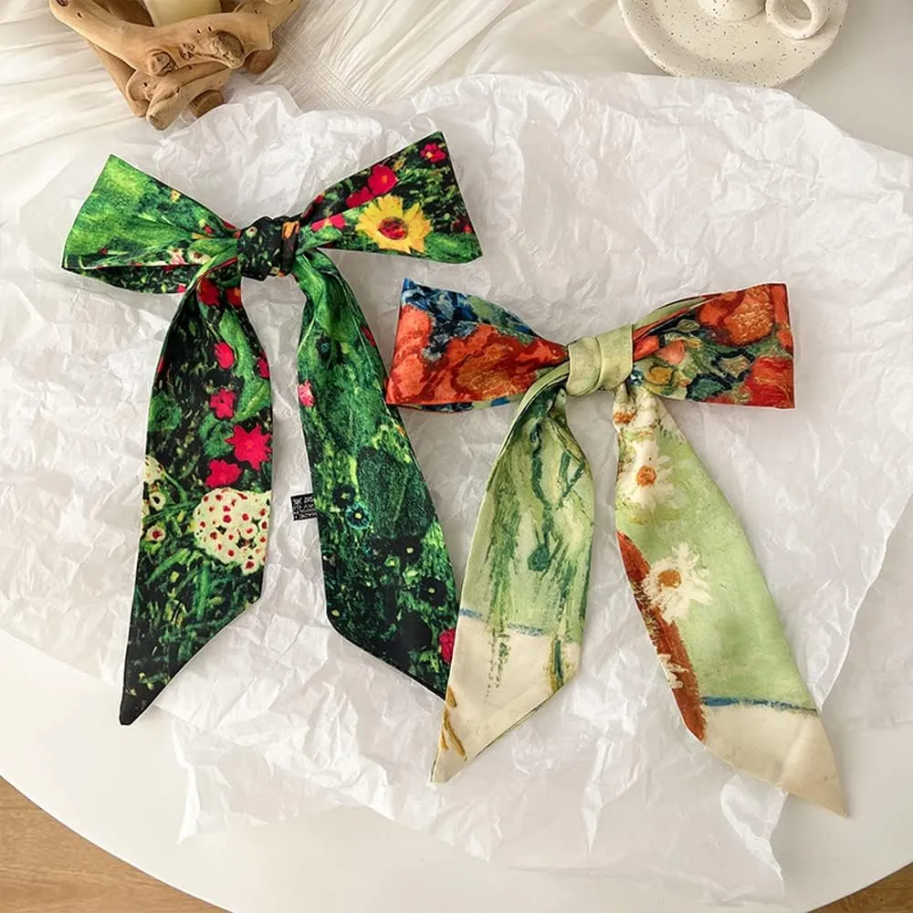 Skinny Scarf for Women Bag Handbag Handle Silky Ribbon Scarf Bandeau Hairband Headband Neckerchief Neck Scarves