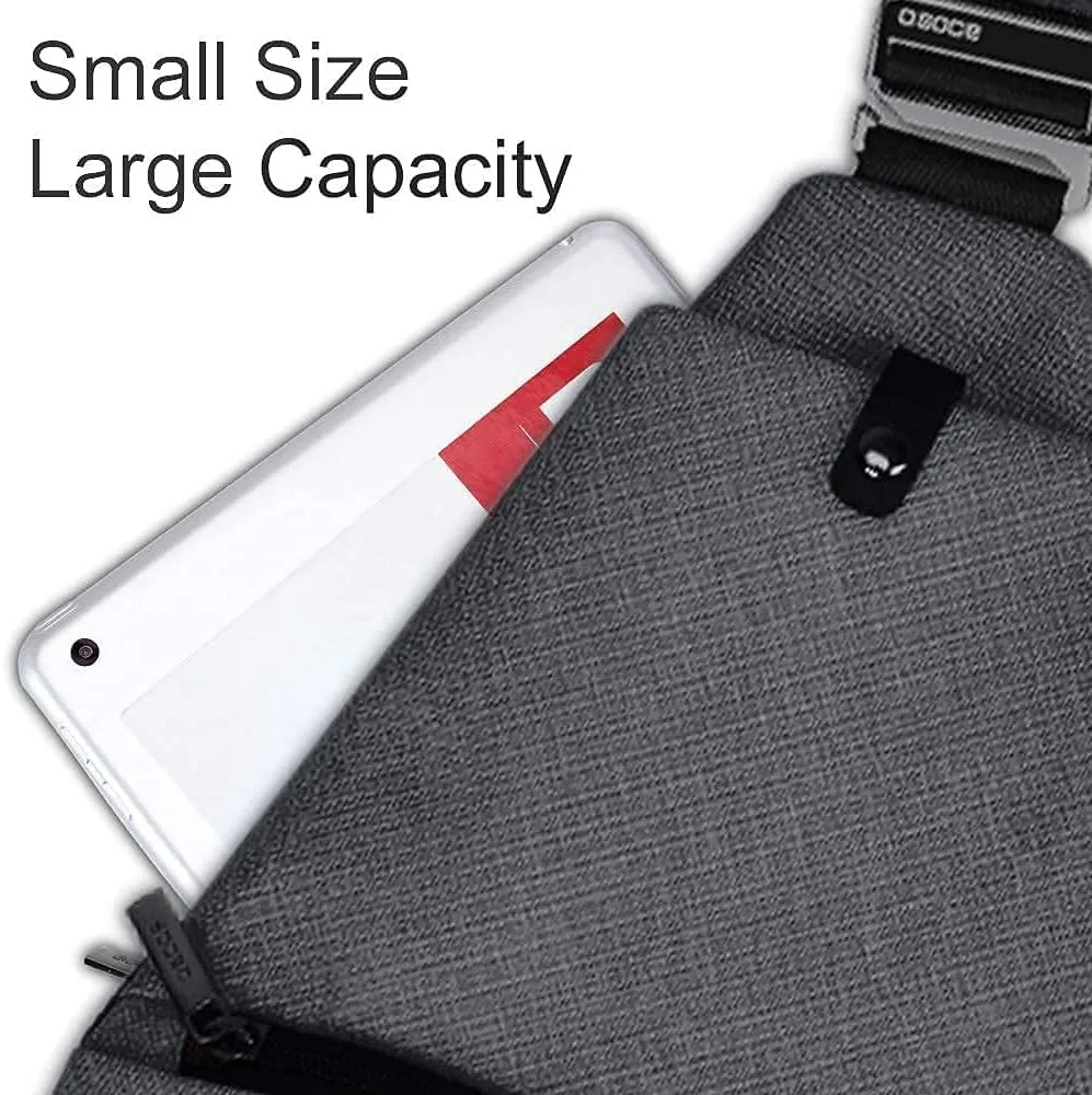Sling Bag for Men, Crossbody Bag Shoulder Bag for Men Anti-theft Bag for Travel Casual