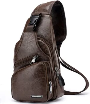Small Backpack Purses for Women Chest Bags Sling Purses for Travel Shopping Beach Vacation Essentials(Coffee)