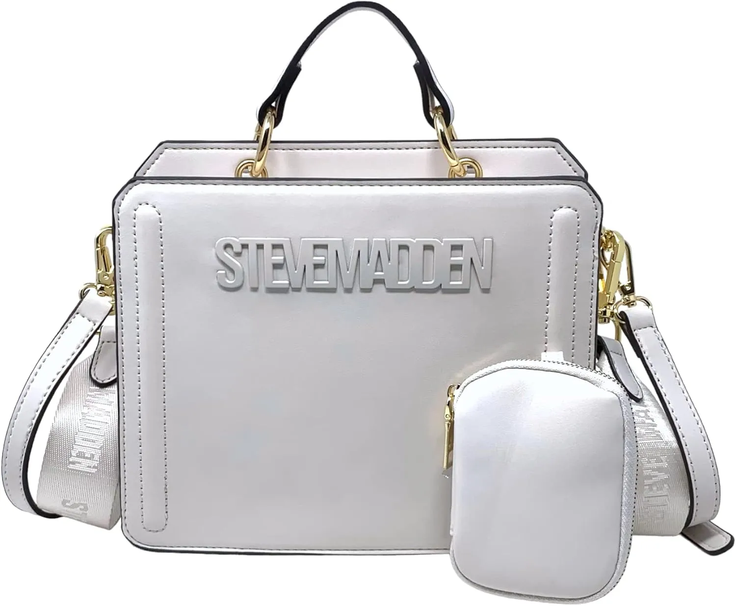 Steve Madden Damen Bevelyn Convertible Crossbody Bag Umhngetasche