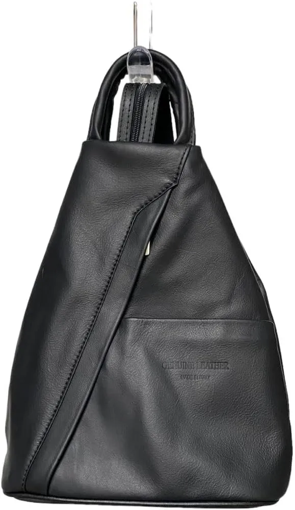 Submedium Leather Backpack Convertible Purse