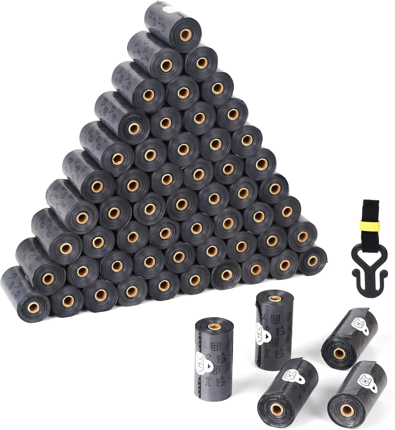 SVD.PET Dog Poop Bags Rolls, 900 Bags with Waste Bag Holder, 100% Leak-Proof, Unscented Dog Bags for Poop, Pet Waste Bag Refill Rolls