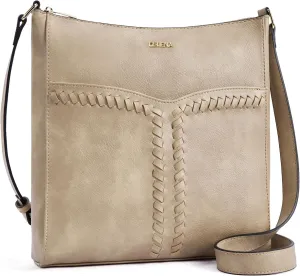 Telena Crossbody Purses for Women Trendy Vegan Leather Purses Bucket Hobo Bags Handbags with Adjustable Guitar Strap
