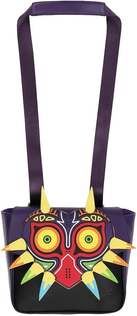 The Legend Of Zelda Majora's Mask Women's Purple Convertible Mini Backpack