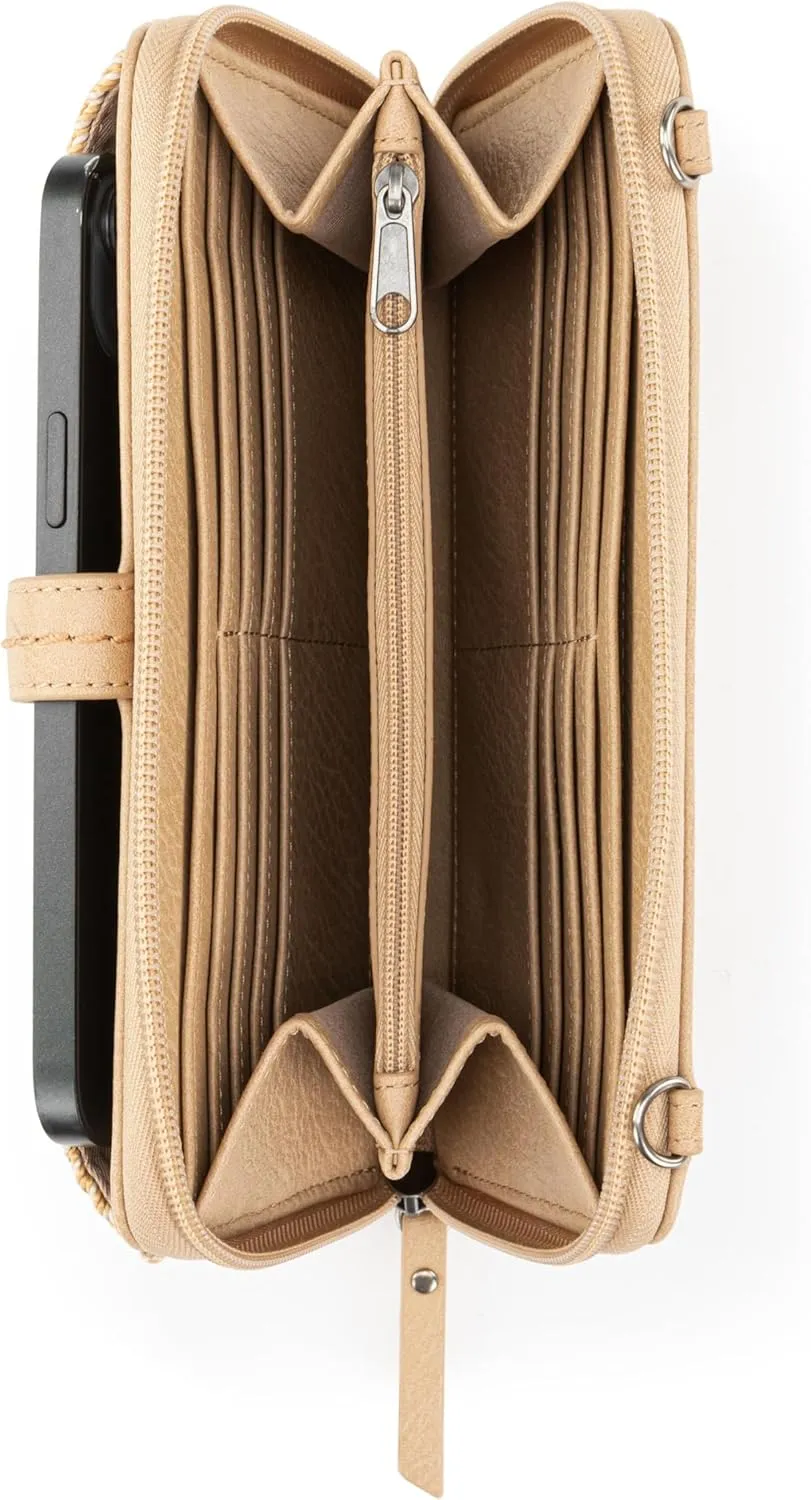 The Sak Iris Smartphone Crossbody Purse - Women's Cellphone Bag & Wallet For Everyday - Convertible Wristlet With Zipper