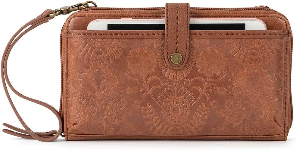 The Sak Iris Smartphone Crossbody Purse - Women's Cellphone Bag & Wallet For Everyday - Convertible Wristlet With Zipper