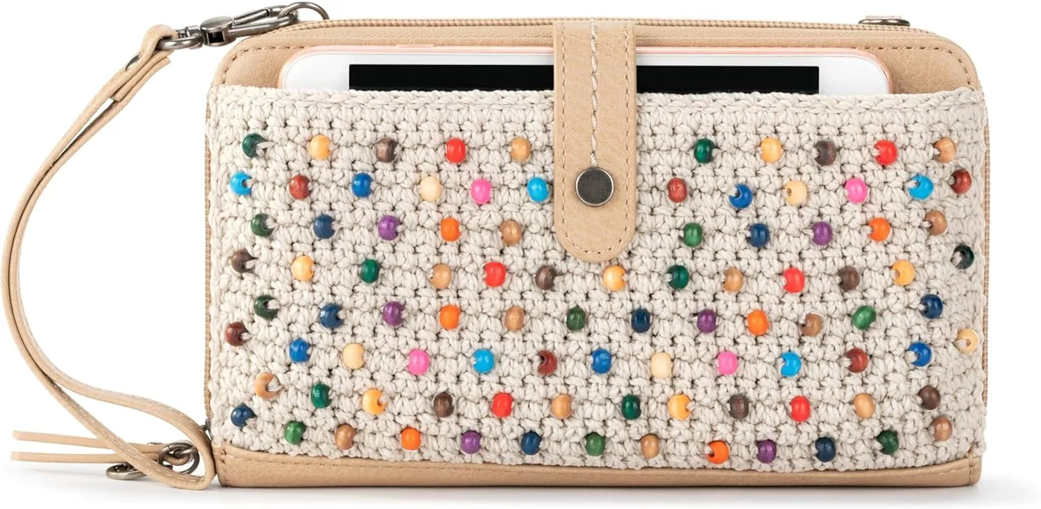 The Sak Iris Smartphone Crossbody Purse - Women's Cellphone Bag & Wallet For Everyday - Convertible Wristlet With Zipper