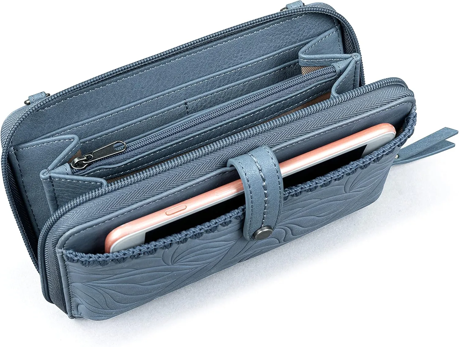 The Sak Iris Smartphone Crossbody Purse - Women's Cellphone Bag & Wallet For Everyday - Convertible Wristlet With Zipper
