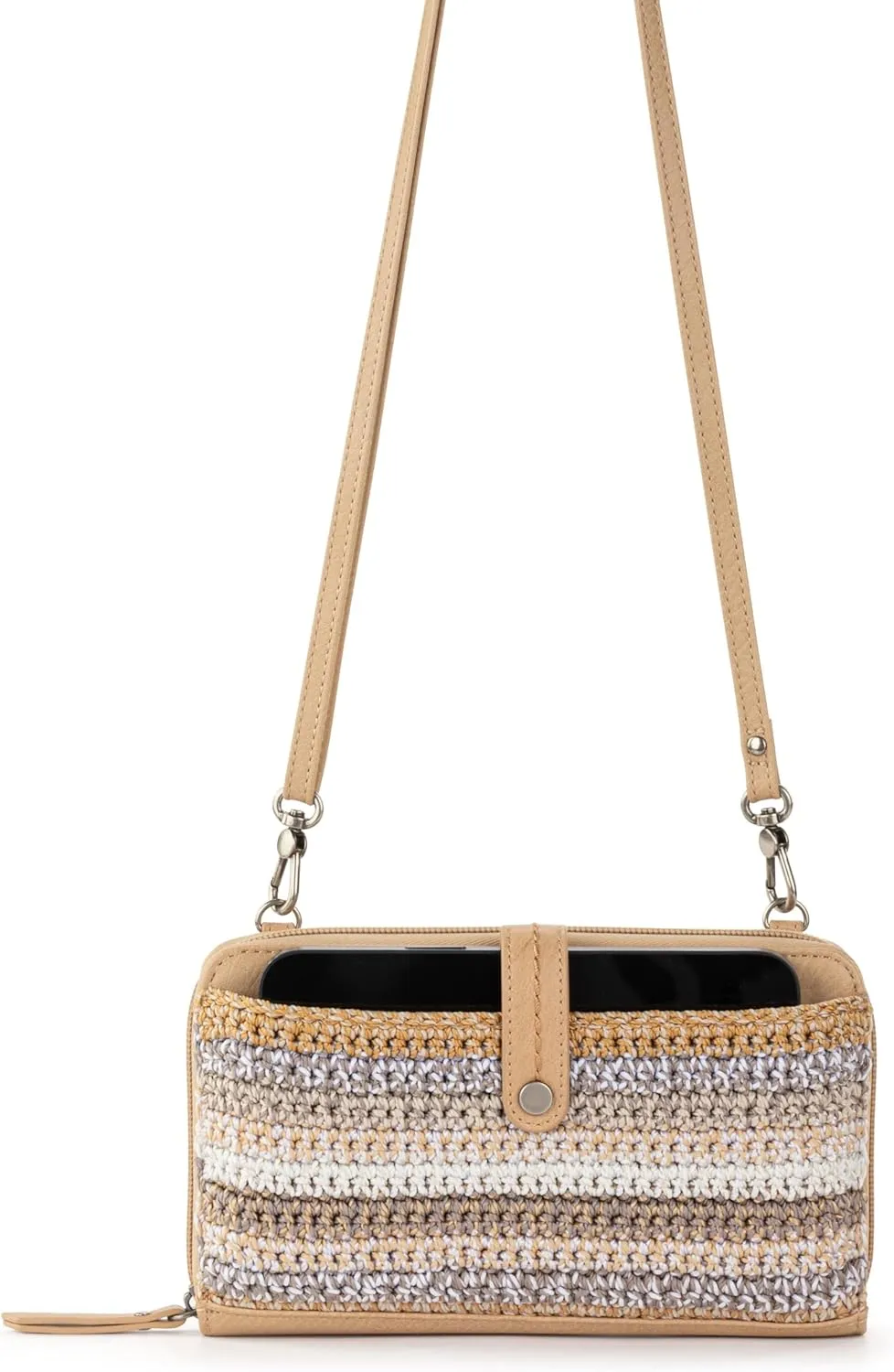 The Sak Iris Smartphone Crossbody Purse - Women's Cellphone Bag & Wallet For Everyday - Convertible Wristlet With Zipper
