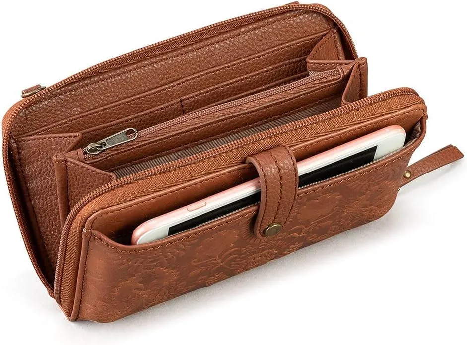 The Sak Iris Smartphone Crossbody Purse - Women's Cellphone Bag & Wallet For Everyday - Convertible Wristlet With Zipper