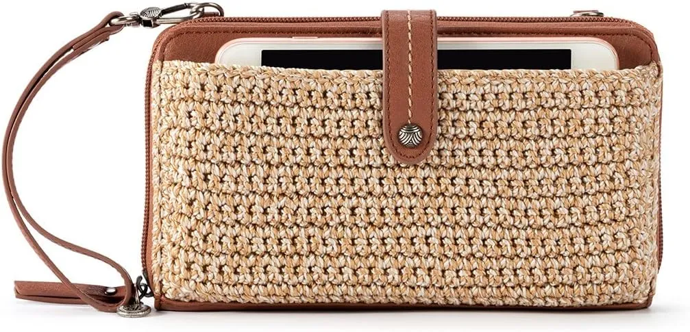 The Sak Iris Smartphone Crossbody Purse - Women's Cellphone Bag & Wallet For Everyday - Convertible Wristlet With Zipper