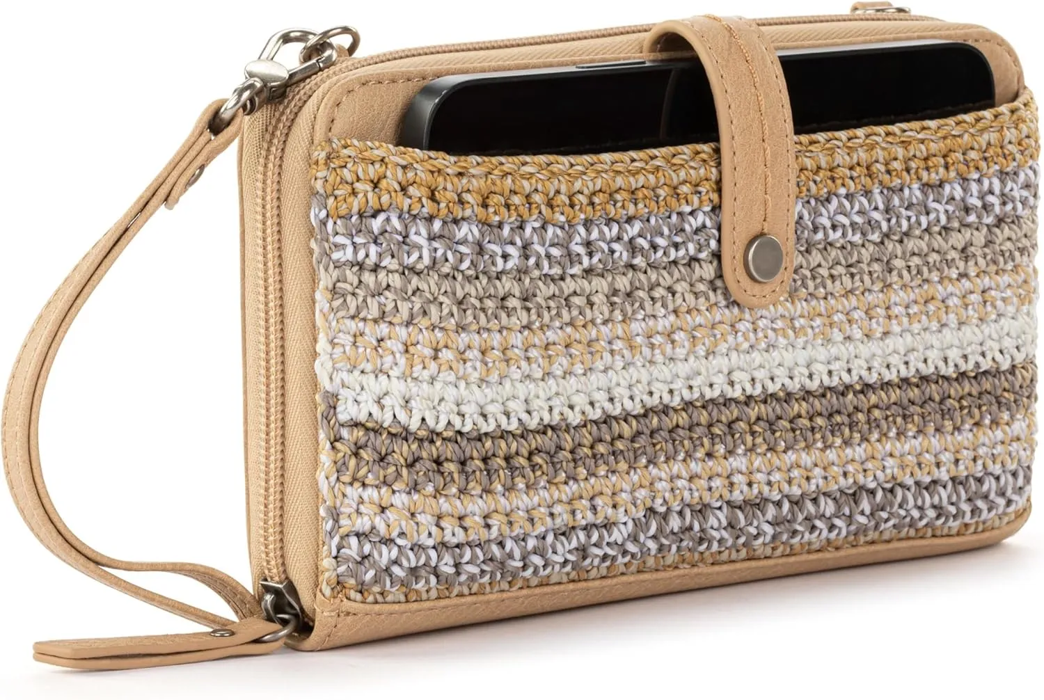 The Sak Iris Smartphone Crossbody Purse - Women's Cellphone Bag & Wallet For Everyday - Convertible Wristlet With Zipper